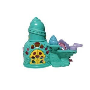Fisher-Price Little People Disney Princess Ariel Sea Castle Playset Teal Pink